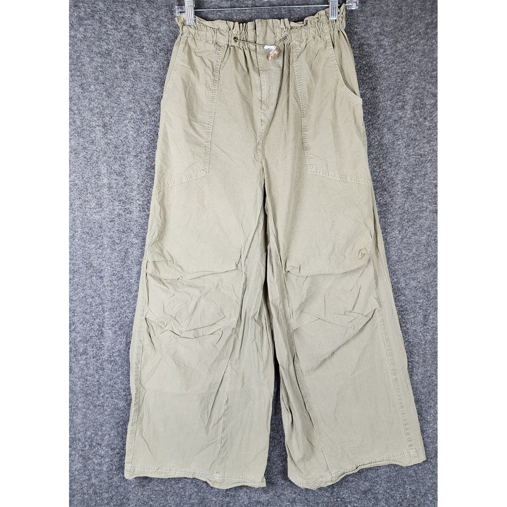 Urban Outfitters Pants Womens Small OB1802452 Olive Green Wide Leg Utility EUC